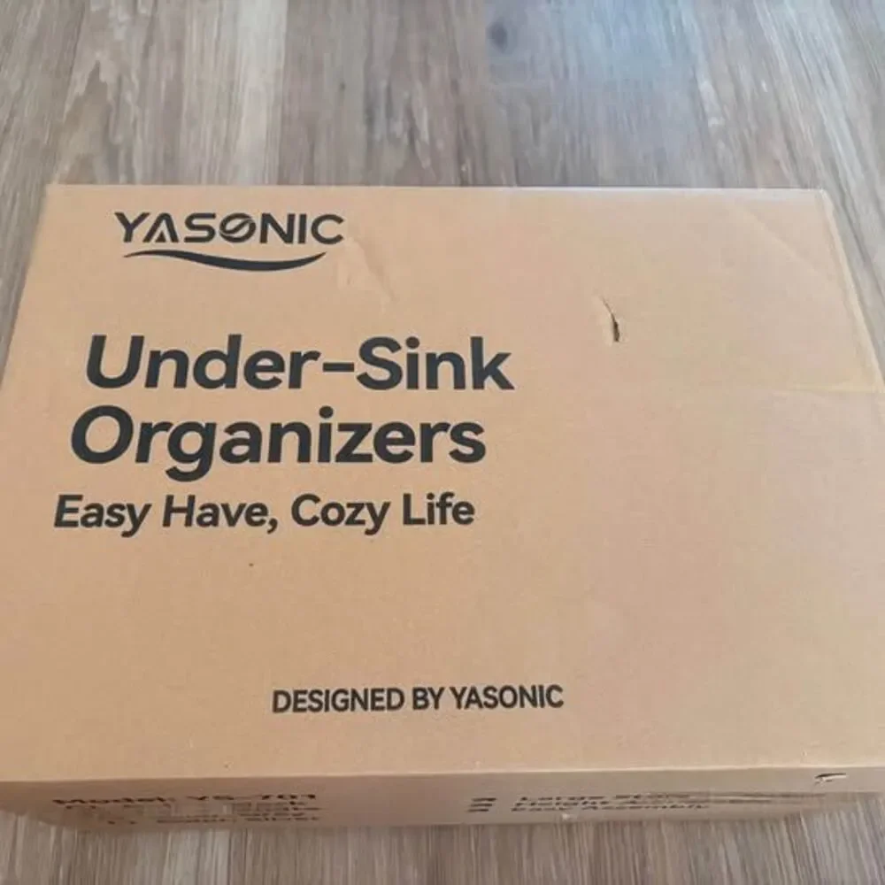 2-Pack 2-Tier Under Sink Organizer with Sliding Drawer